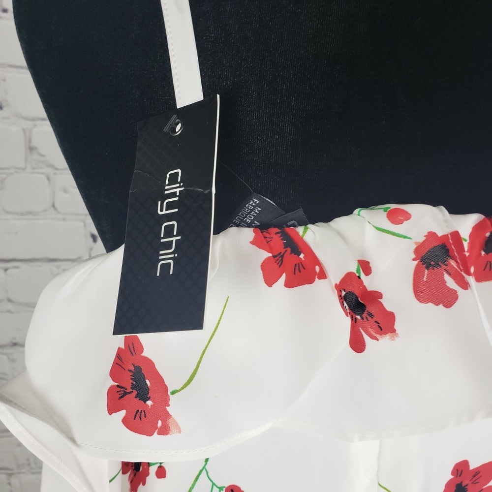 City Chic Maxi Miss Poppy Dress Plus Size - Picture 5 of 5